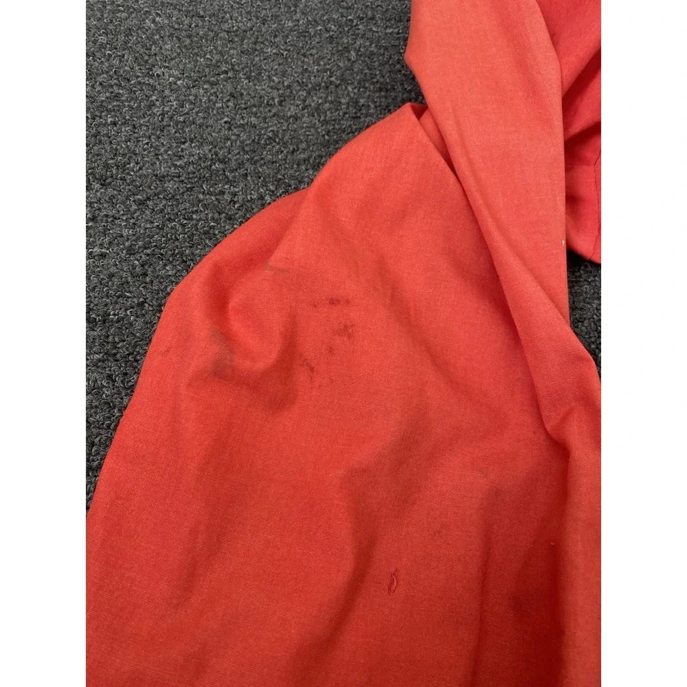 Vintage Sears Dragon Bomber Jacket Red Mens Size 3XL X-Tall Windbreaker Full Zip